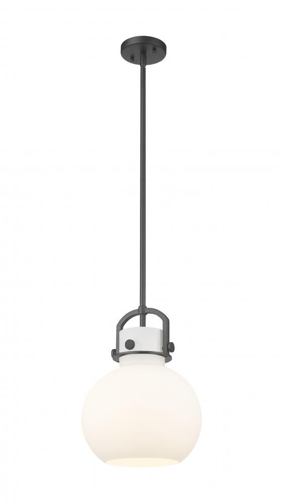 Newton Sphere - 1 Light - 10 inch - Matte Black - Mini Pendant