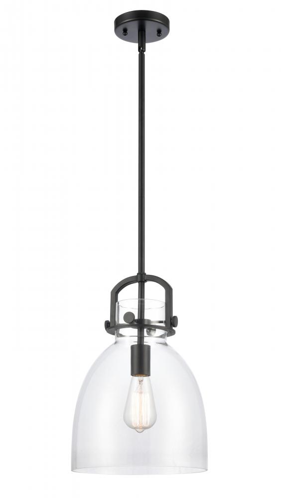 Newton Bell - 1 Light - 10 inch - Matte Black - Mini Pendant