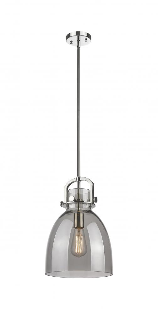 Newton Bell - 1 Light - 10 inch - Polished Nickel - Mini Pendant