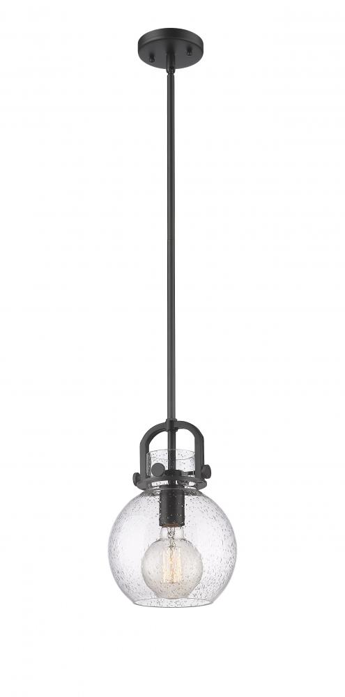 Newton Sphere - 1 Light - 8 inch - Matte Black - Mini Pendant