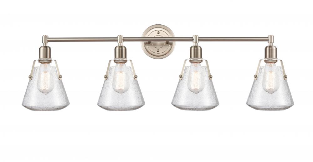 Luna - 4 Light - 40 inch - Satin Nickel - Bath Vanity Light