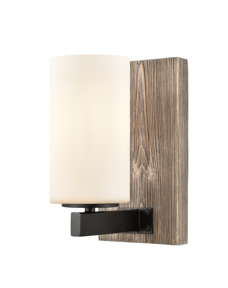 Diego - 1 Light - 5 inch - Matte Black - Sconce