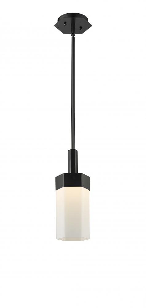 Claverack - 1 Light - 6 inch - Matte Black - Pendant