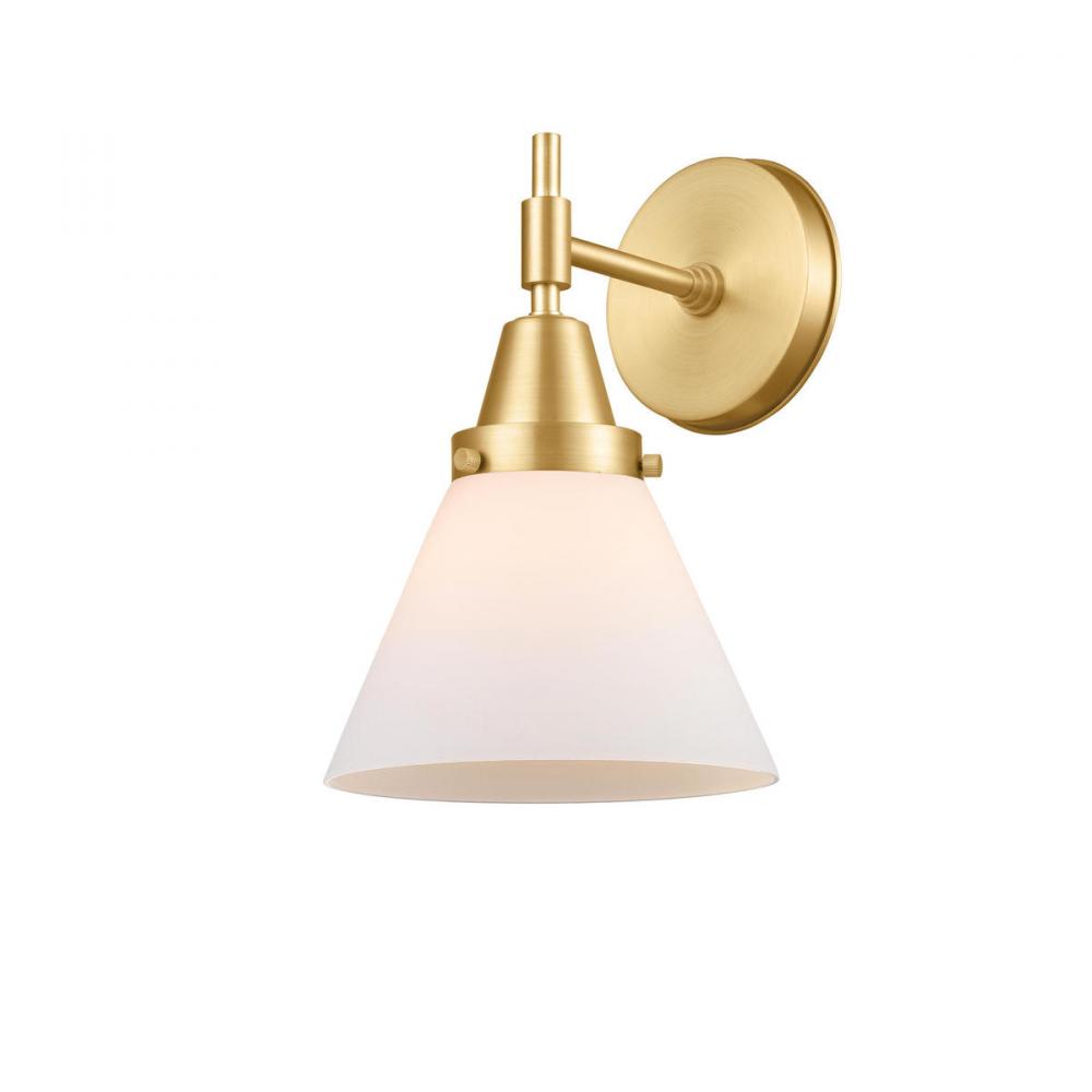 Cone - 1 Light - 8 inch - Satin Gold - Sconce