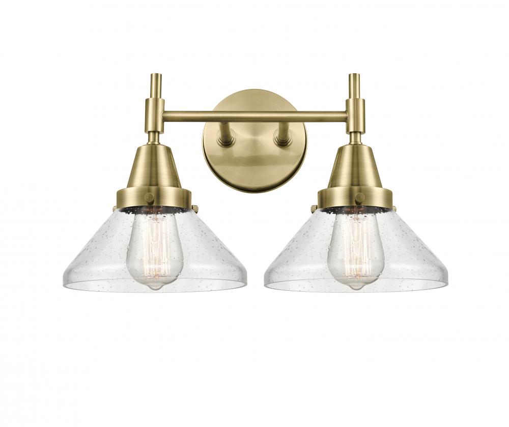 Caden - 2 Light - 17 inch - Antique Brass - Bath Vanity Light