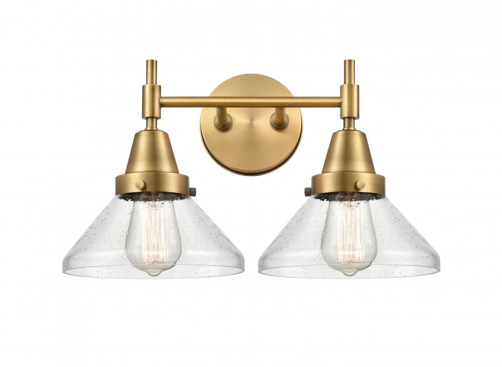 Caden - 2 Light - 17 inch - Brushed Brass - Bath Vanity Light