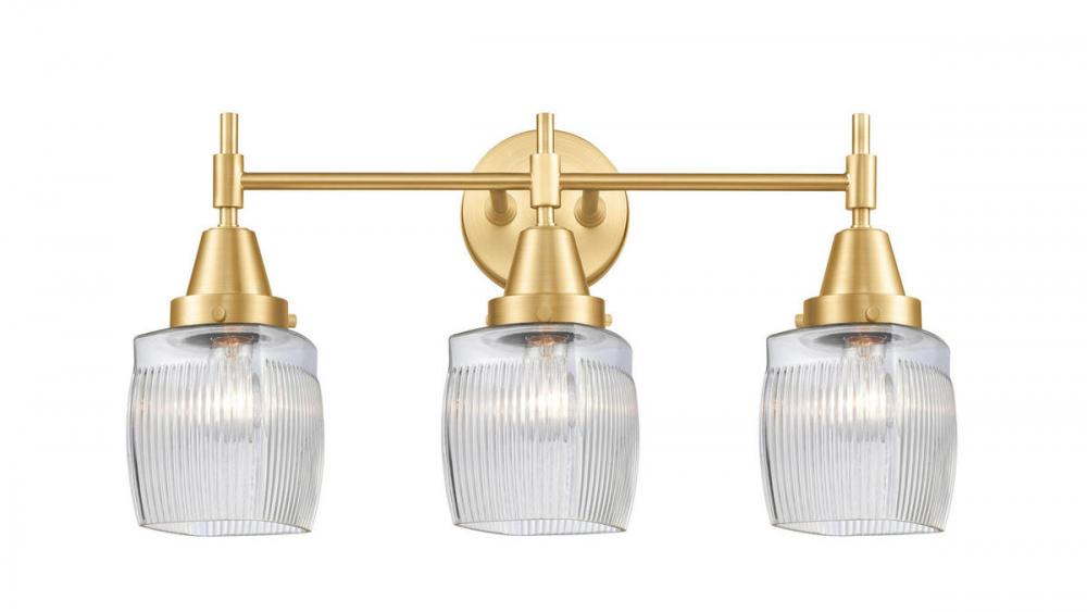 Colton - 3 Light - 24 inch - Satin Gold - Bath Vanity Light