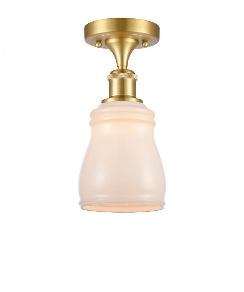 Ellery - 1 Light - 5 inch - Satin Gold - Semi-Flush Mount