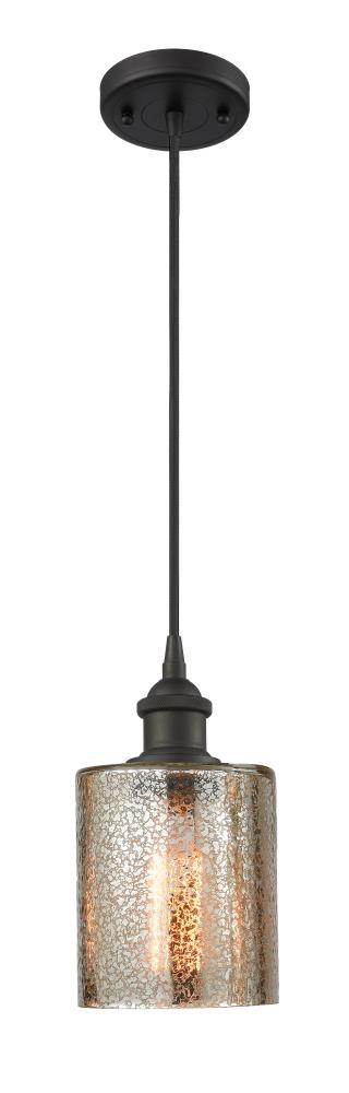 Cobbleskill - 1 Light - 5 inch - Oil Rubbed Bronze - Cord hung - Mini Pendant