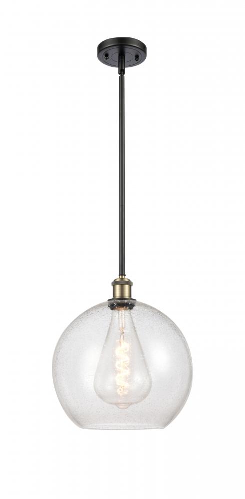 Athens - 1 Light - 12 inch - Black Antique Brass - Mini Pendant