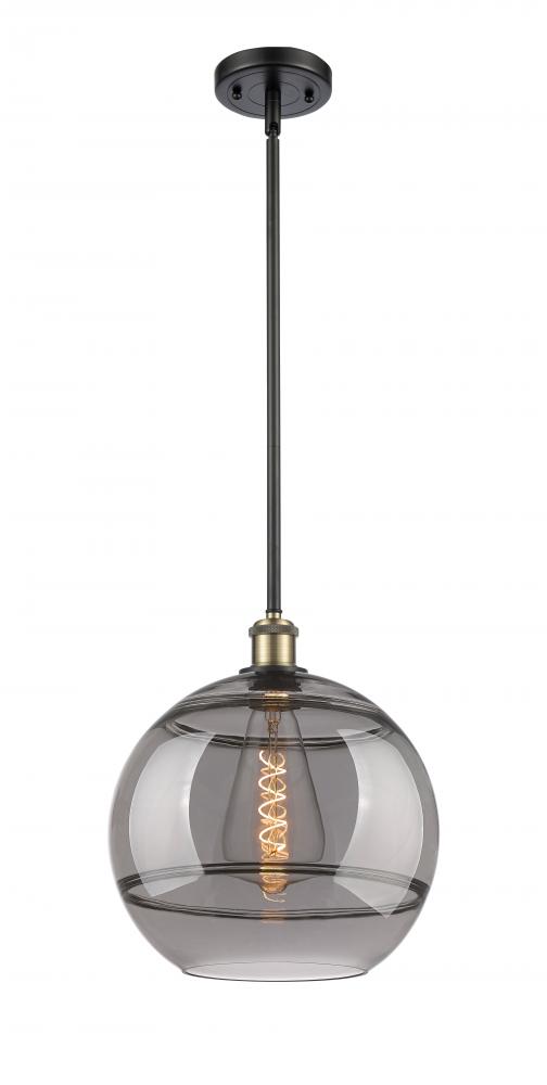 Rochester - 1 Light - 12 inch - Black Antique Brass - Mini Pendant