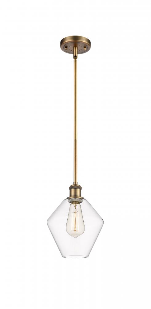 Cindyrella - 1 Light - 8 inch - Brushed Brass - Mini Pendant