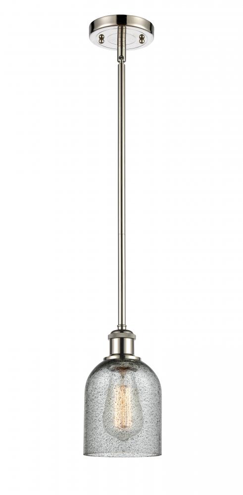 Caledonia - 1 Light - 5 inch - Polished Nickel - Mini Pendant