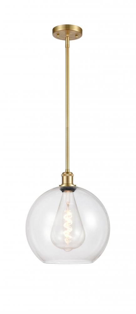 Athens - 1 Light - 12 inch - Satin Gold - Mini Pendant