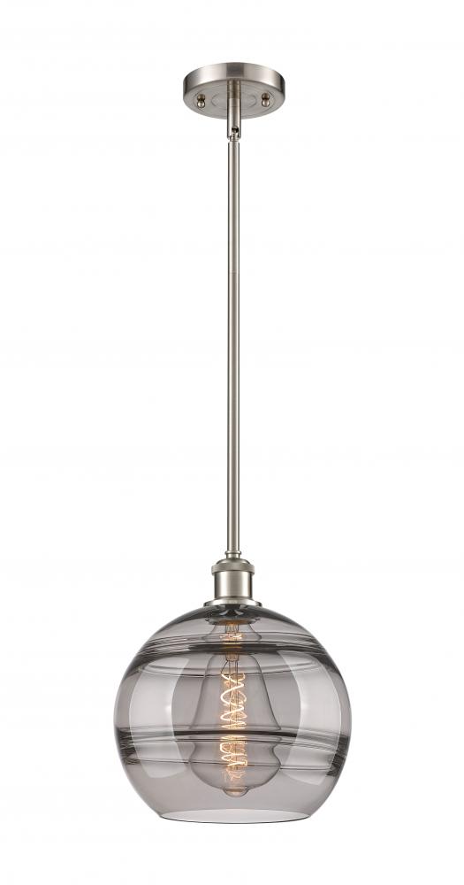 Rochester - 1 Light - 10 inch - Brushed Satin Nickel - Mini Pendant