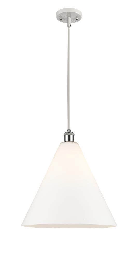 Berkshire - 1 Light - 16 inch - White Polished Chrome - Pendant