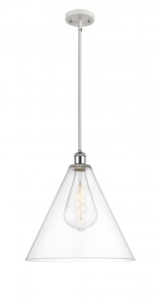 Berkshire - 1 Light - 16 inch - White Polished Chrome - Pendant