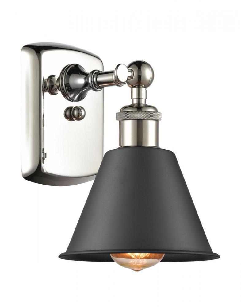 Smithfield - 1 Light - 7 inch - Polished Nickel - Sconce