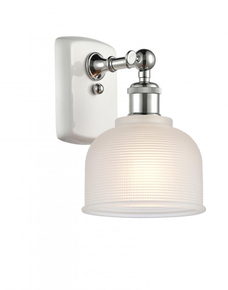 Dayton - 1 Light - 6 inch - White Polished Chrome - Sconce