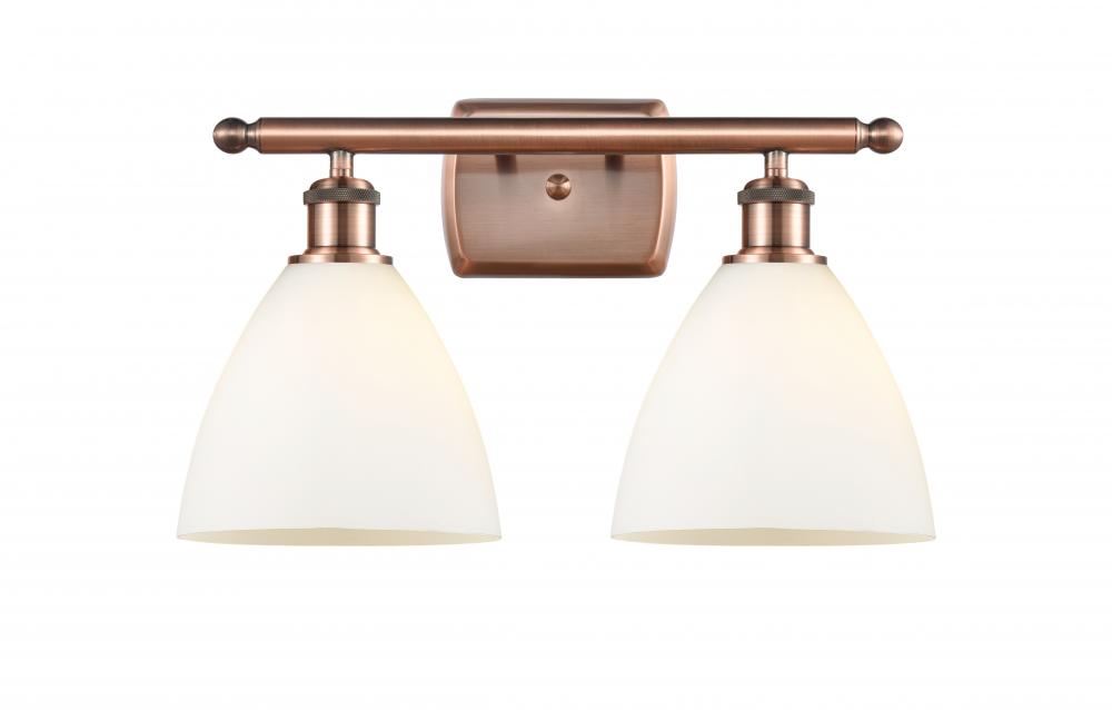 Bristol - 2 Light - 18 inch - Antique Copper - Bath Vanity Light