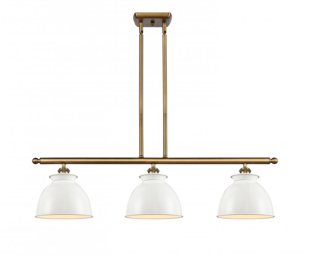 Adirondack - 3 Light - 36 inch - Brushed Brass - Cord hung - Island Light