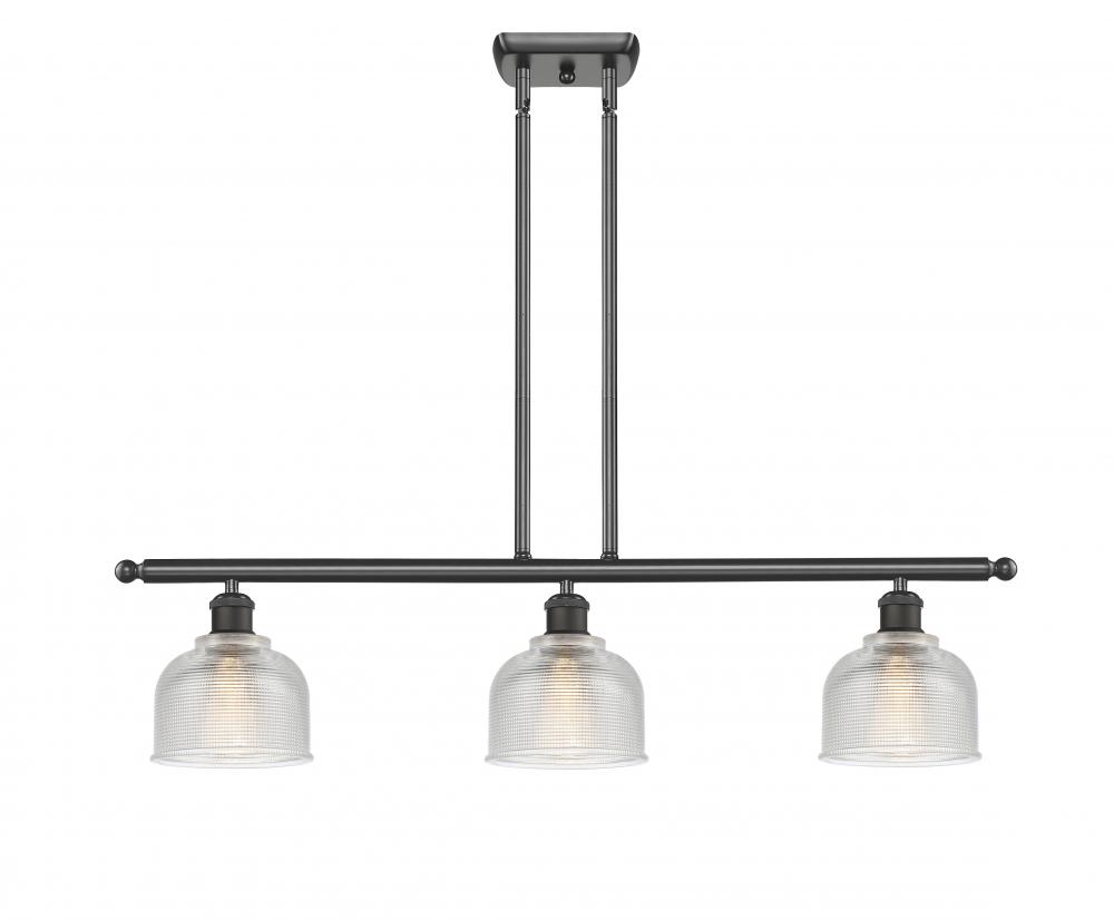 Dayton - 3 Light - 36 inch - Oil Rubbed Bronze - Cord hung - Island Light