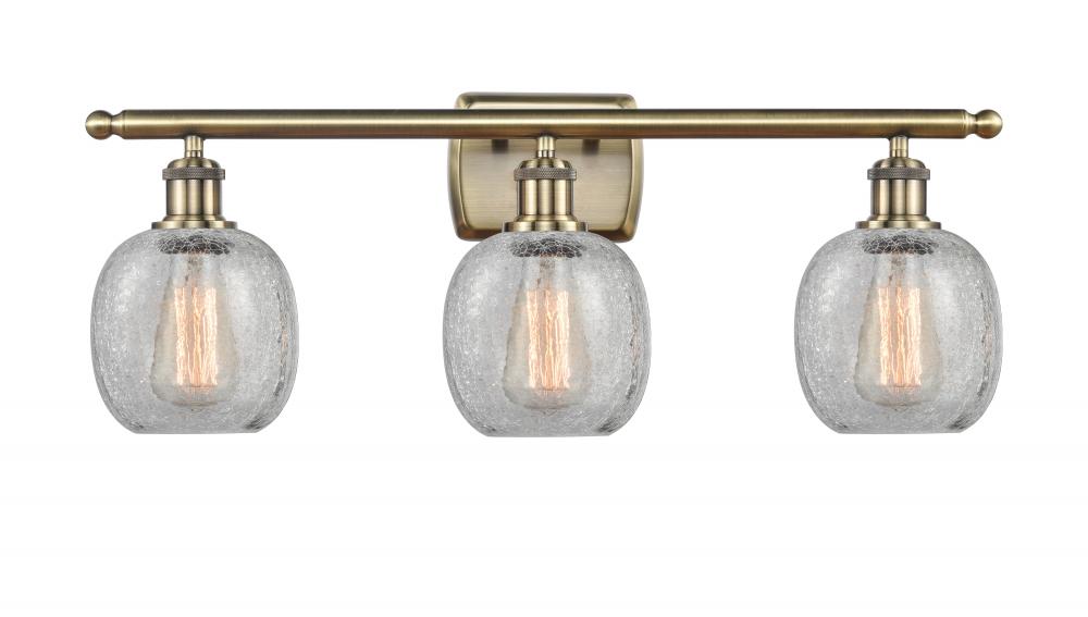 Belfast - 3 Light - 26 inch - Antique Brass - Bath Vanity Light