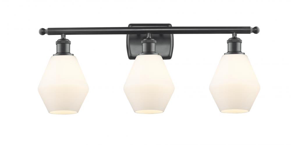 Cindyrella - 3 Light - 26 inch - Matte Black - Bath Vanity Light