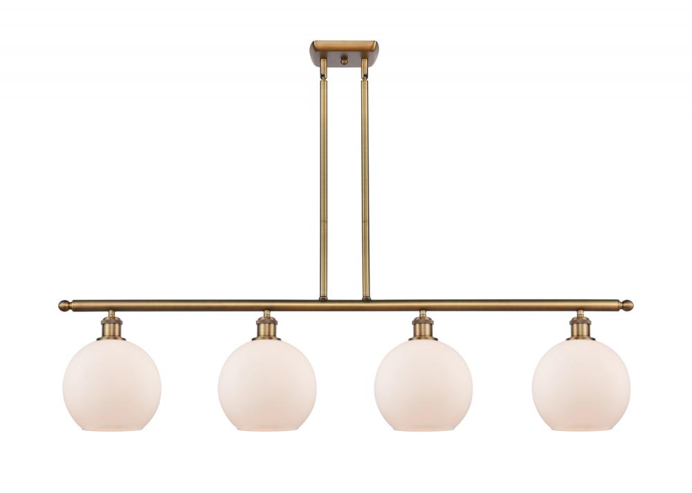 Athens - 4 Light - 48 inch - Brushed Brass - Cord hung - Island Light