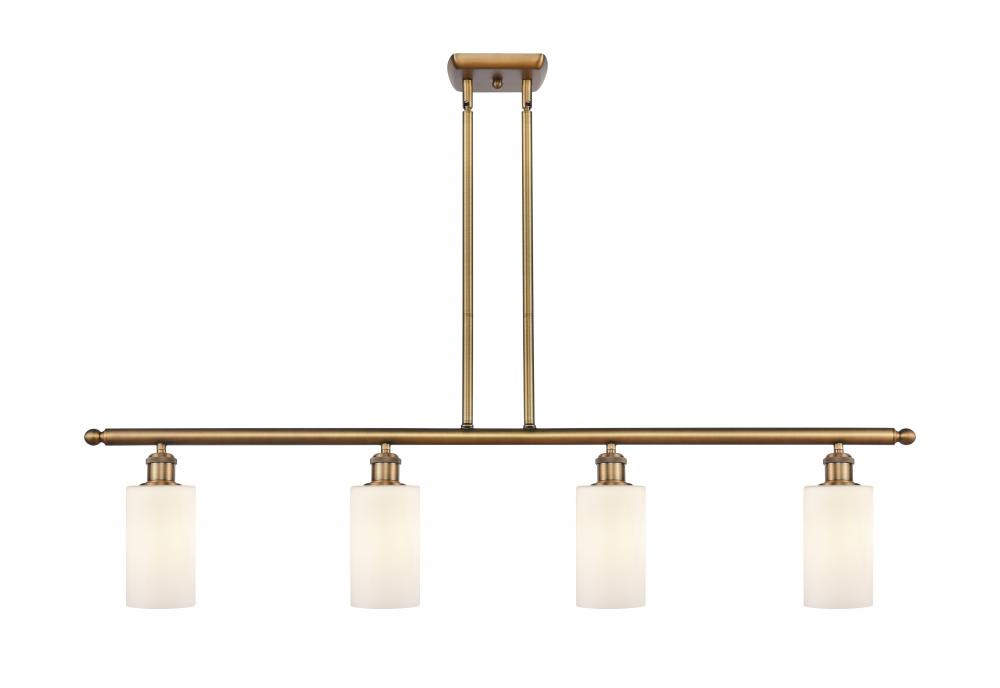 Clymer - 4 Light - 48 inch - Brushed Brass - Cord hung - Island Light