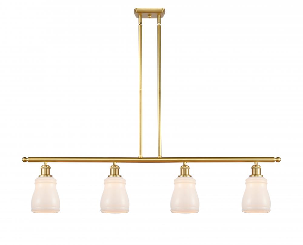 Ellery - 4 Light - 48 inch - Satin Gold - Cord hung - Island Light