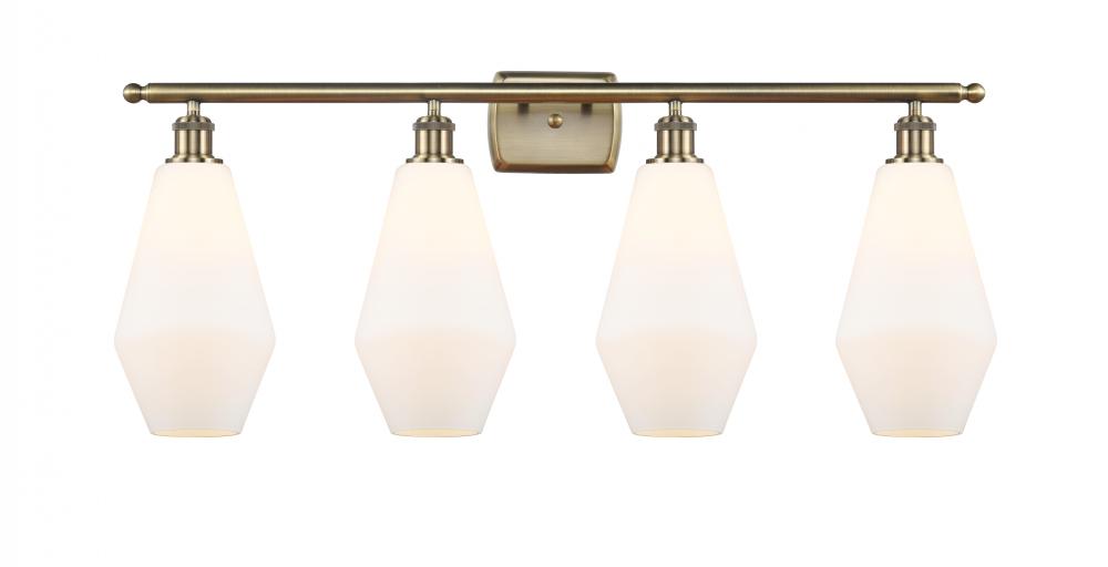 Cindyrella - 4 Light - 37 inch - Antique Brass - Bath Vanity Light