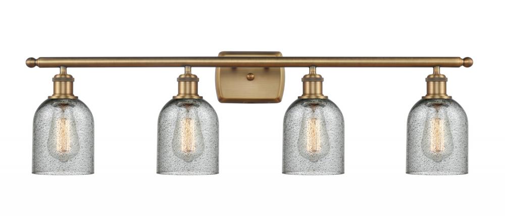 Caledonia - 4 Light - 35 inch - Brushed Brass - Bath Vanity Light