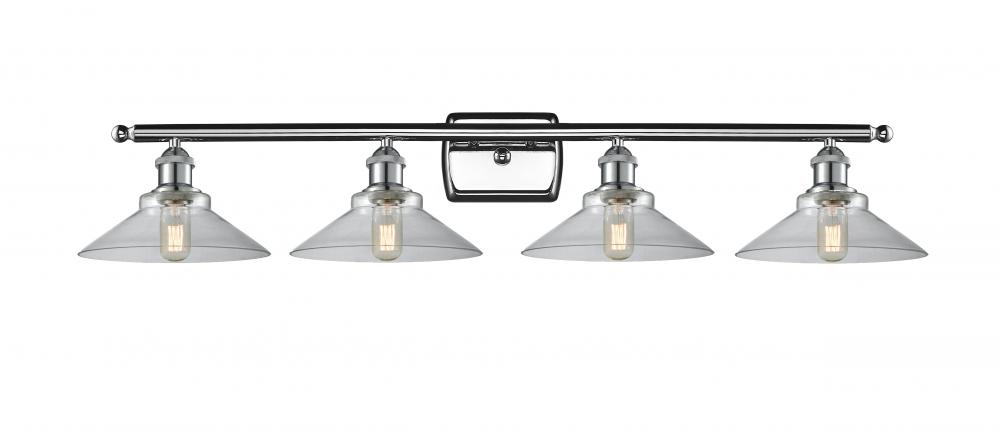 Orwell - 4 Light - 38 inch - Polished Chrome - Bath Vanity Light