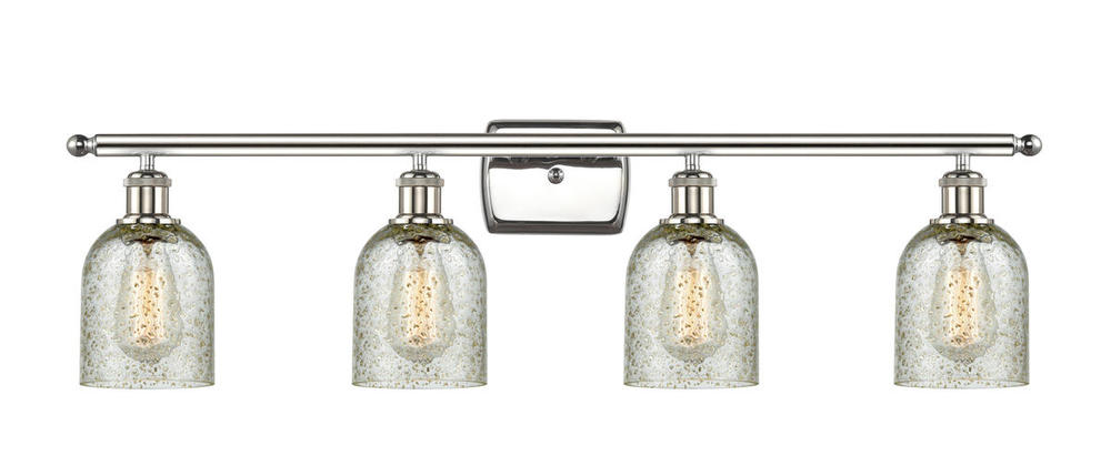 Caledonia - 4 Light - 35 inch - Polished Nickel - Bath Vanity Light