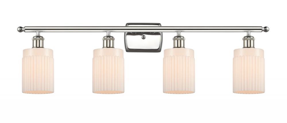 Hadley - 4 Light - 35 inch - Polished Nickel - Bath Vanity Light