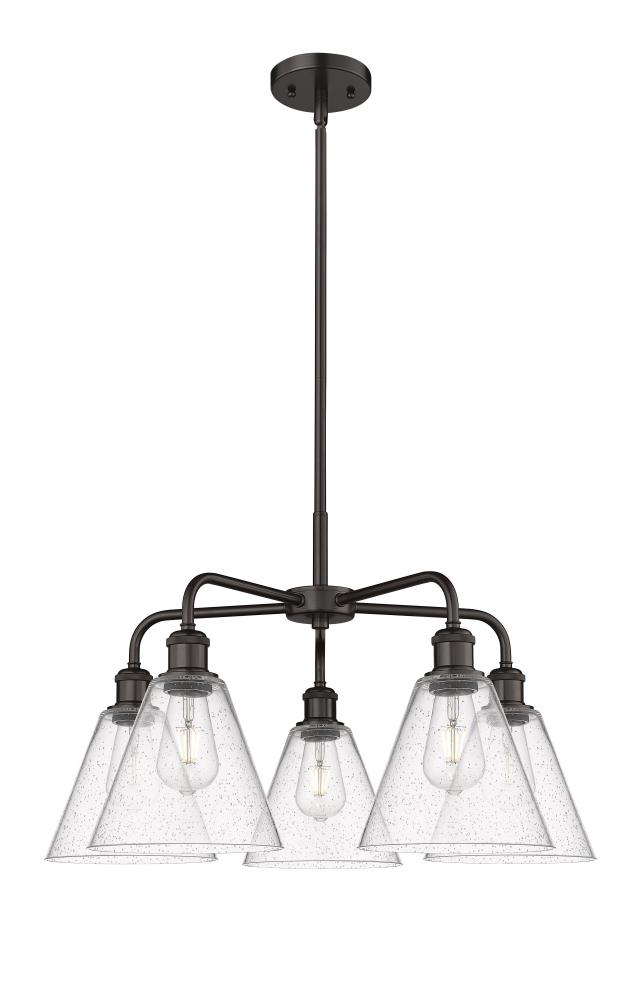 Berkshire - 5 Light - 26 inch - Oil Rubbed Bronze - Chandelier