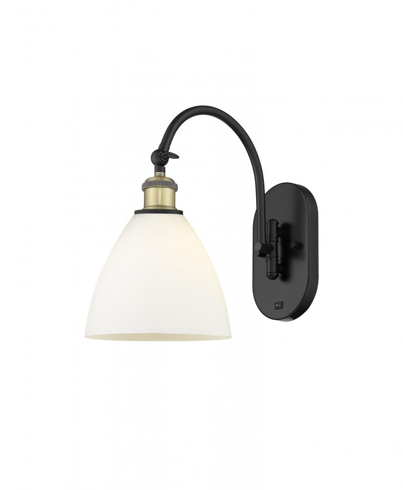 Bristol - 1 Light - 8 inch - Black Antique Brass - Sconce