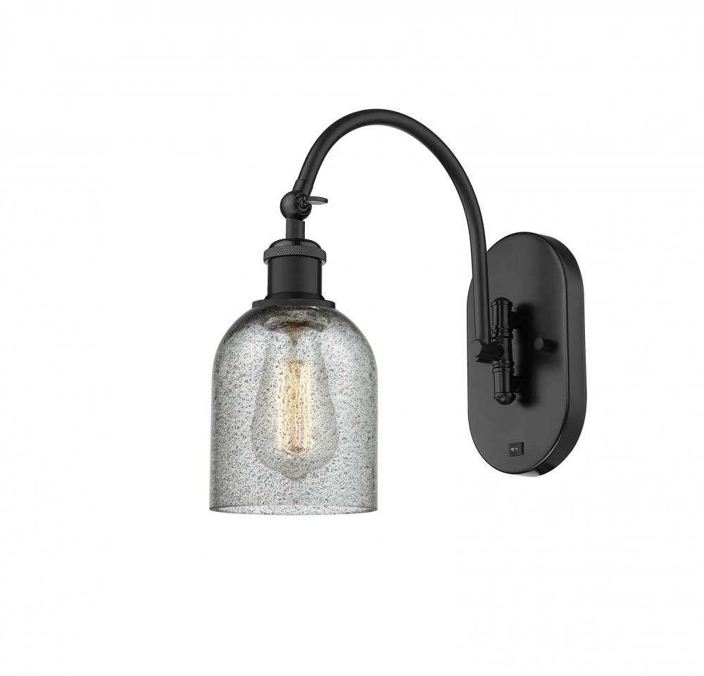 Caledonia - 1 Light - 5 inch - Matte Black - Sconce