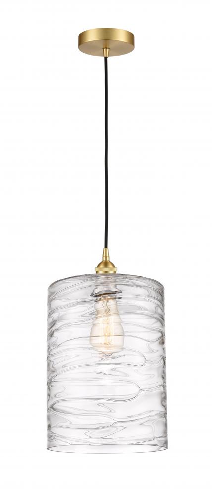 Cobbleskill - 1 Light - 9 inch - Satin Gold - Cord hung - Mini Pendant