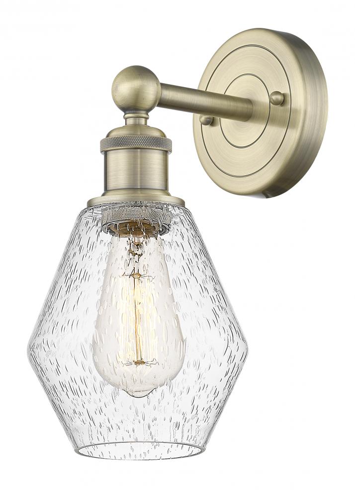 Cindyrella - 1 Light - 6 inch - Antique Brass - Sconce