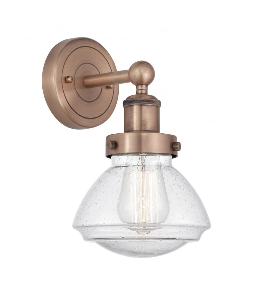 Olean - 1 Light - 7 inch - Antique Copper - Sconce