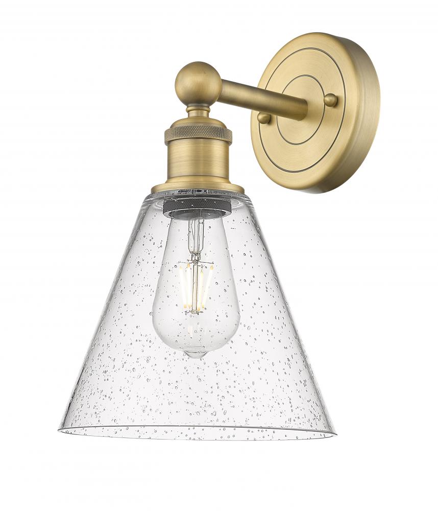 Berkshire - 1 Light - 8 inch - Brushed Brass - Sconce