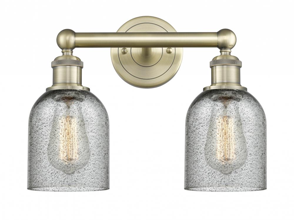 Caledonia - 2 Light - 14 inch - Antique Brass - Bath Vanity Light