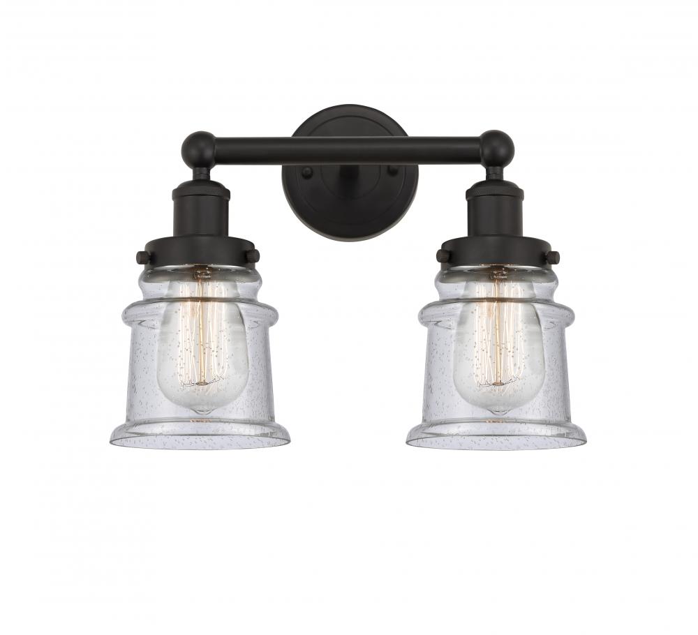 Canton - 2 Light - 14 inch - Oil Rubbed Bronze - Bath Vanity Light