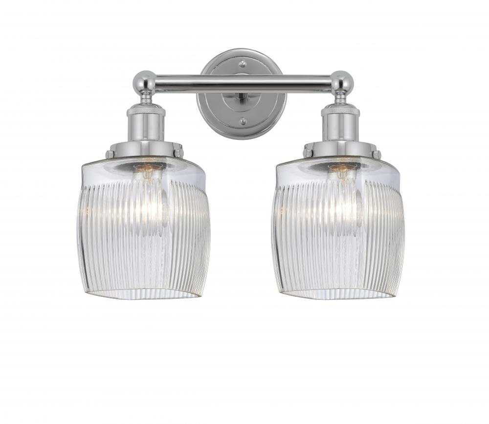 Colton - 2 Light - 15 inch - Polished Chrome - Bath Vanity Light