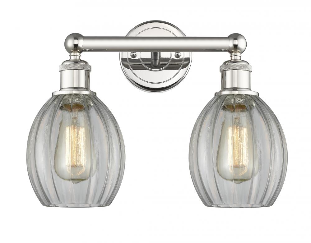 Eaton - 2 Light - 15 inch - Polished Nickel - Bath Vanity Light