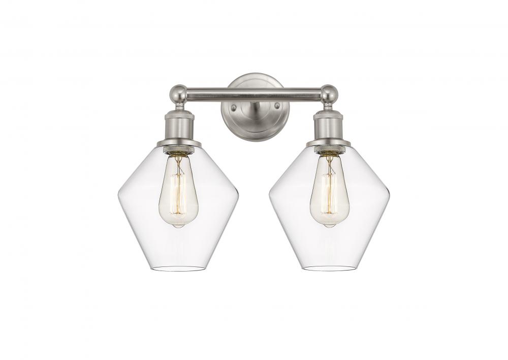 Cindyrella - 2 Light - 17 inch - Satin Nickel - Bath Vanity Light