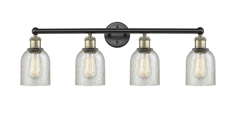 Caledonia - 4 Light - 32 inch - Black Antique Brass - Bath Vanity Light