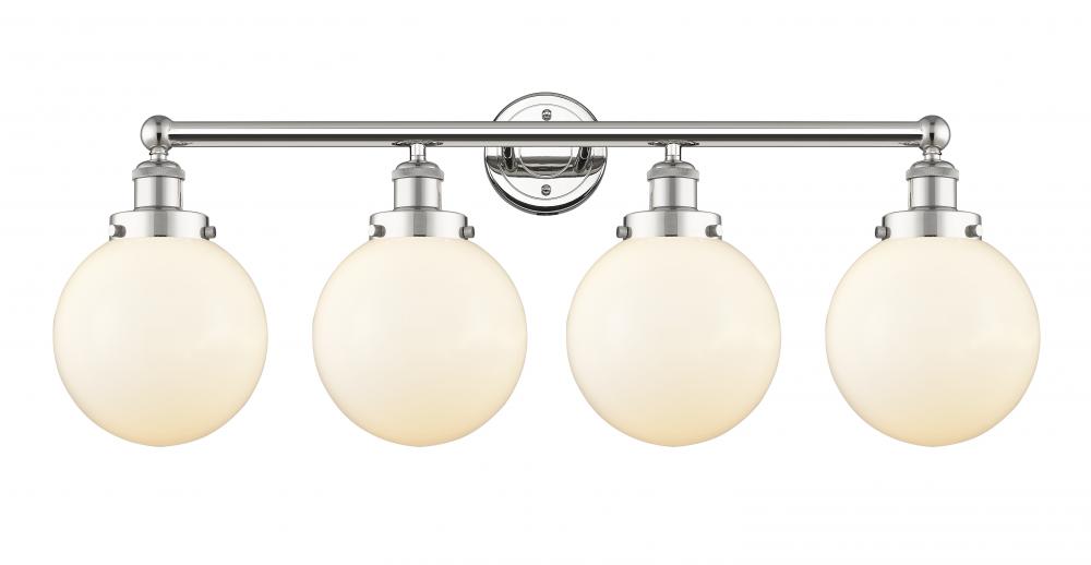 Beacon - 4 Light - 35 inch - Polished Nickel - Bath Vanity Light